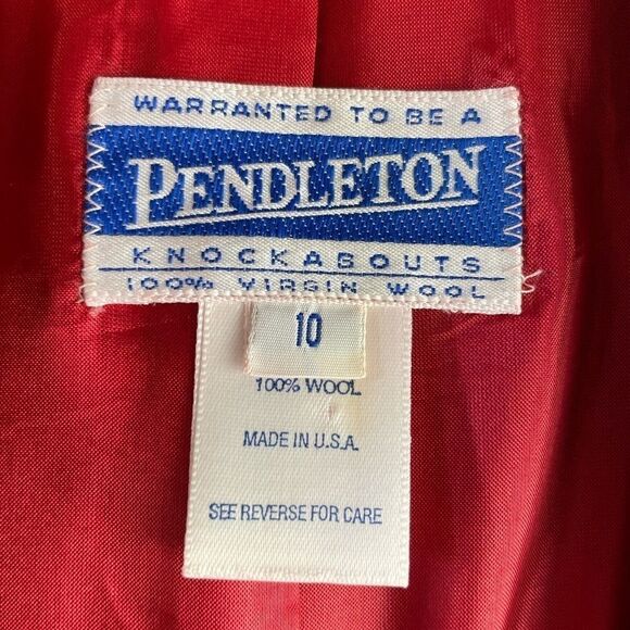 NWT Pendleton Wool Knockabouts Blazer Size 10 - Picture 7 of 8
